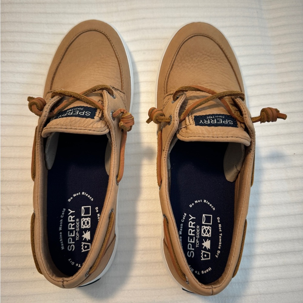 Sperry, Crest Boat, Washable Tan, size 7.5, never worn